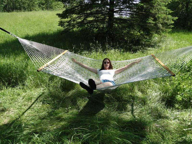 Hammock Universe Hammocks Natural Cotton Rope Hammock - Double