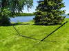 Hammock Universe Hammocks Olefin Double Quilted Hammock with Matching Pillow with 3-Beam Stand