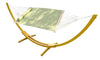 Hammock Universe USA Olefin Double Hammock with Matching Pillow - Quick Dry and Bamboo Stand