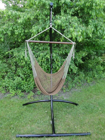 Hammock Universe Hammocks with Stands Brown and Beige Mayan Hammock Chair with Universal Chair Stand
