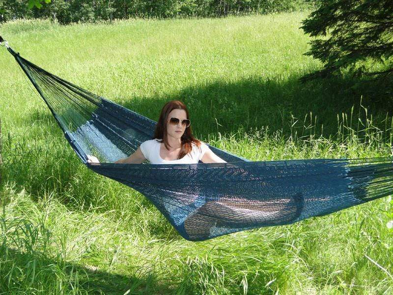 Hammock Universe Hammocks Forest Green Mayan Hammock - XL Family-sized Thick Cord