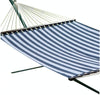 Hammock Universe USA Poolside | Lake Hammock with Bamboo Stand blue-and-white-stripes 738447505214 51320+15TBSB