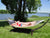 Hammock Universe Hammocks with Stands country-beige Deluxe Quilted Hammock with Wicker Stand
