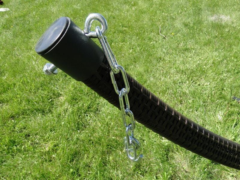 Hammock Universe Hammock Stands Dark Brown Wicker Hammock Stand