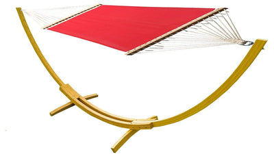 Hammock Universe USA Poolside | Lake Hammock with Bamboo Stand red 738447505191 PLH-R+15TBSB