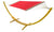 Hammock Universe USA Poolside | Lake Hammock with Bamboo Stand red 738447505191 PLH-R+15TBSB